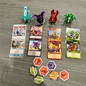Bakugan Baku-Gear 4-Pack, Ramparian Ultra with Baku-Gear and Fused